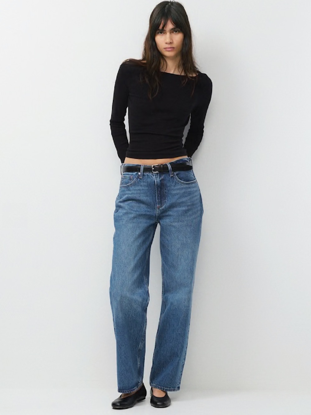 Aritzia Homestretch Boatneck Long Sleeve